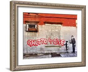 Ghetto for LIfe-Banksy-Framed Giclee Print