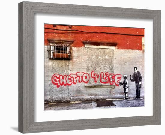 Ghetto for LIfe-Banksy-Framed Giclee Print