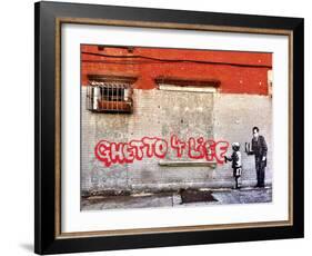 Ghetto for LIfe-Banksy-Framed Giclee Print