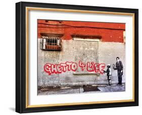 Ghetto for LIfe-Banksy-Framed Giclee Print