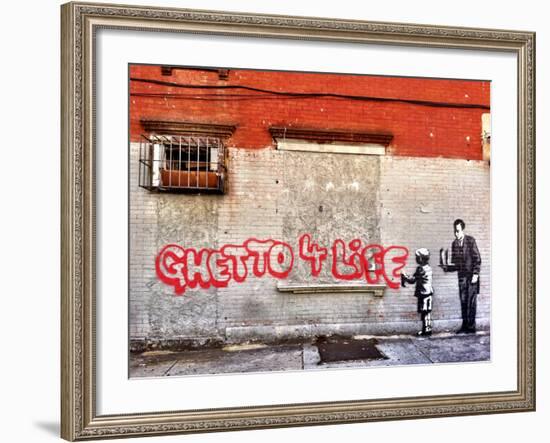 Ghetto for LIfe-Banksy-Framed Giclee Print