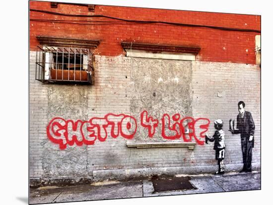 Ghetto for LIfe-Banksy-Mounted Giclee Print