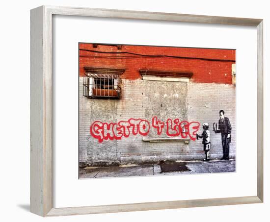 Ghetto for LIfe-Banksy-Framed Premium Giclee Print