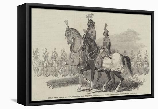 Gholab Singh, His Son, and Body Guard-Godfrey Thomas Vigne-Framed Premier Image Canvas