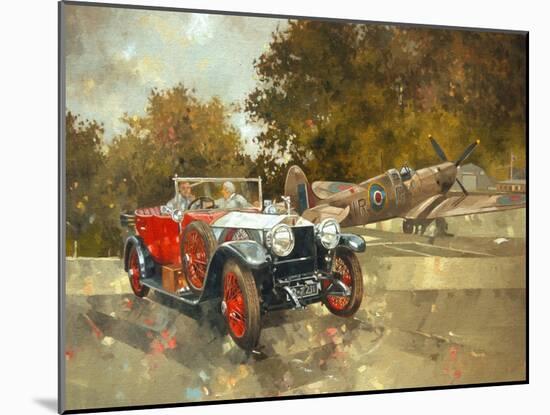 Ghost and Spitfire-Peter Miller-Mounted Giclee Print