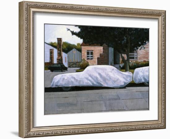 Ghost Cars Westchester Ca, 2007-Peter Wilson-Framed Premium Giclee Print