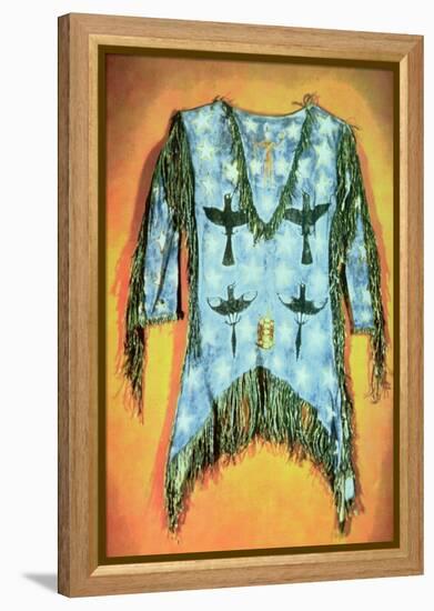 'Ghost Dance' Dress, Arapaho Tribe (Buckskin)-American-Framed Premier Image Canvas