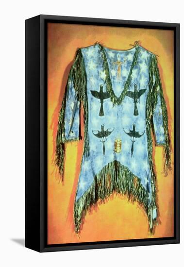 'Ghost Dance' Dress, Arapaho Tribe (Buckskin)-American-Framed Premier Image Canvas