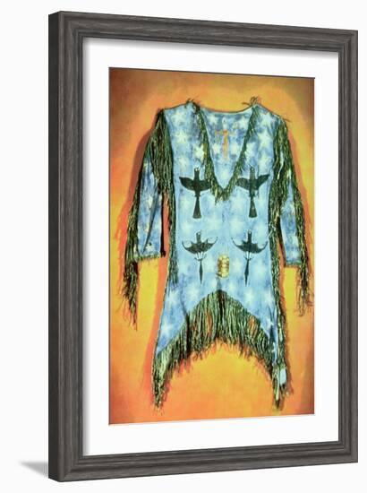 'Ghost Dance' Dress, Arapaho Tribe (Buckskin)-American-Framed Giclee Print