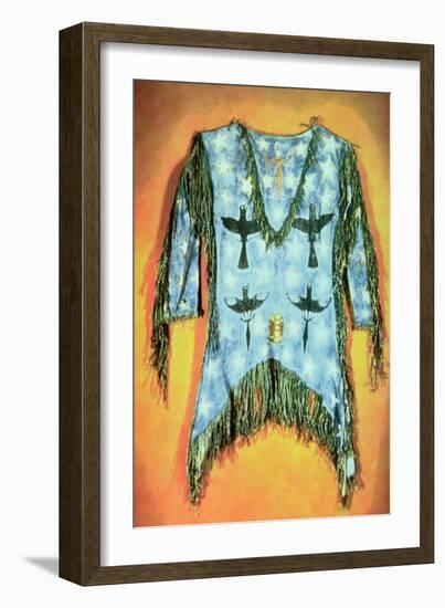 'Ghost Dance' Dress, Arapaho Tribe (Buckskin)-American-Framed Giclee Print