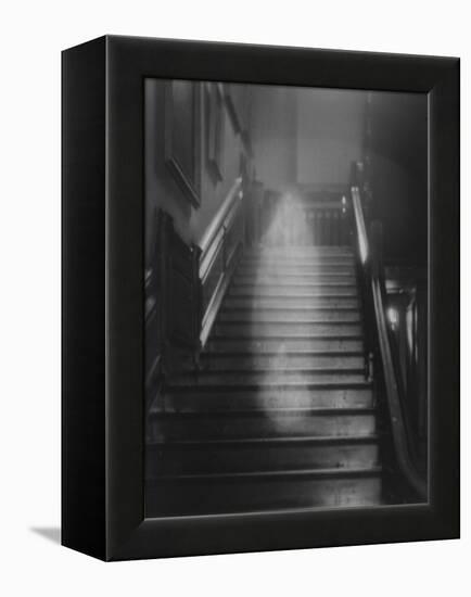 Ghost Descending the Staircase at Raynham Hall, Norfolk, England-null-Framed Premier Image Canvas