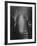 Ghost Descending the Staircase at Raynham Hall, Norfolk, England-null-Framed Photographic Print