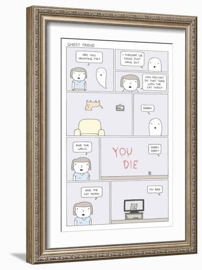 Ghost Friend-Reza Farazmand-Framed Premium Giclee Print