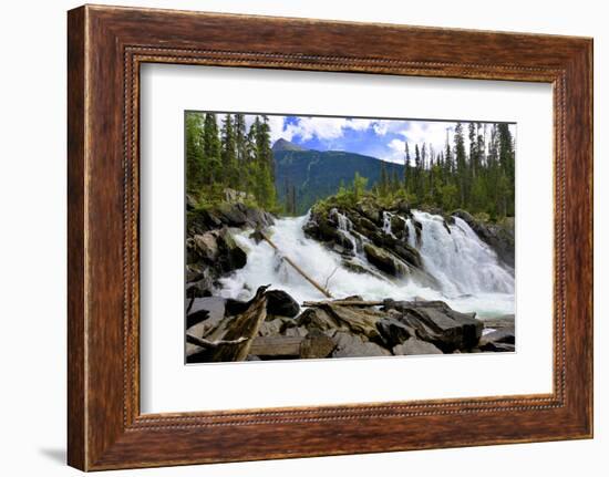 Ghost Lake Waterfall on the Matthew River in the Cariboo Mountains of B.C-Richard Wright-Framed Photographic Print