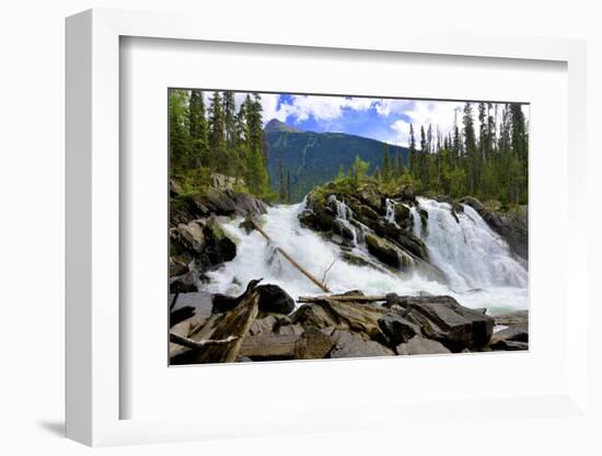 Ghost Lake Waterfall on the Matthew River in the Cariboo Mountains of B.C-Richard Wright-Framed Photographic Print