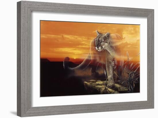 Ghost of the Badlands-Gordon Semmens-Framed Giclee Print