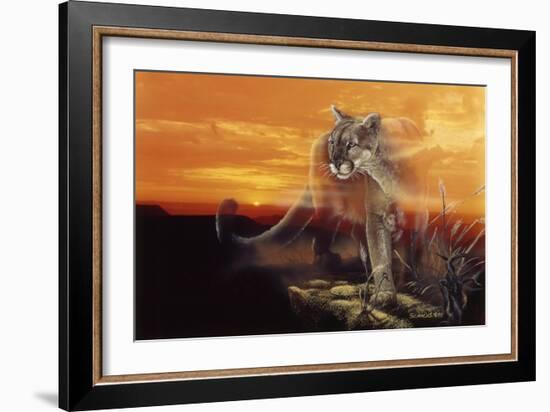 Ghost of the Badlands-Gordon Semmens-Framed Giclee Print