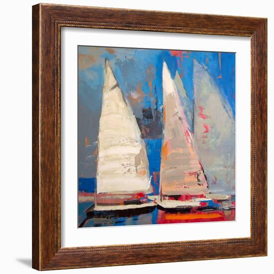 Ghost Sailing-Beth A. Forst-Framed Art Print