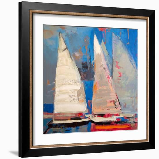 Ghost Sailing-Beth A. Forst-Framed Art Print