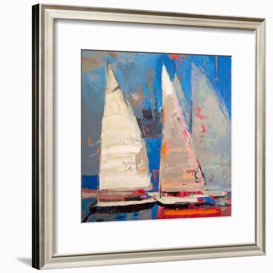 Ghost Sailing-Beth A. Forst-Framed Art Print