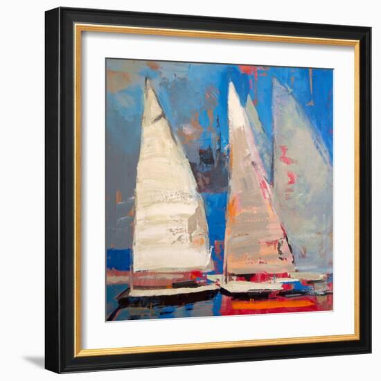 Ghost Sailing-Beth A. Forst-Framed Art Print