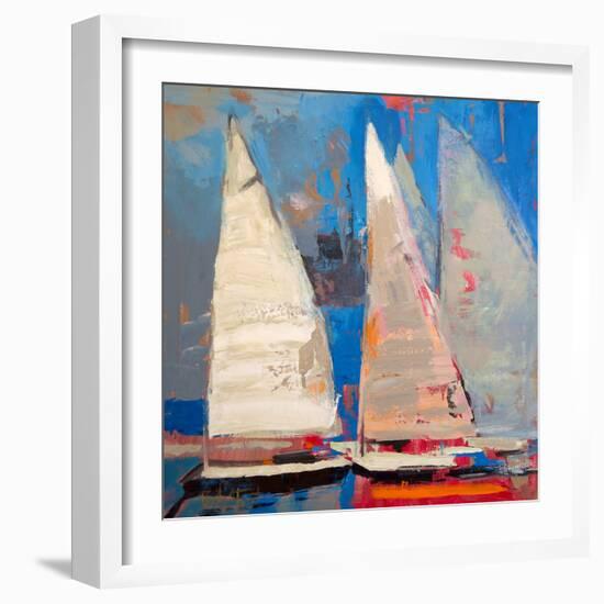 Ghost Sailing-Beth A. Forst-Framed Art Print