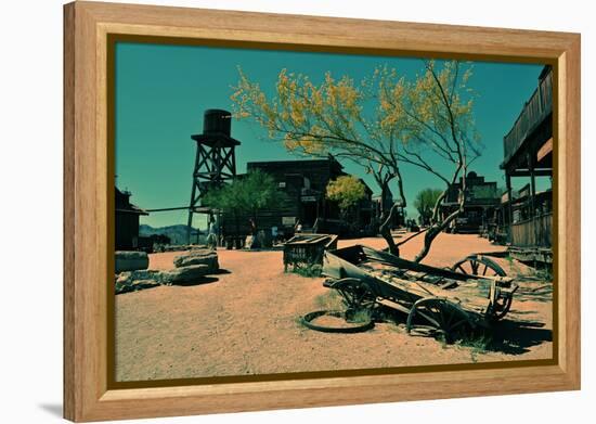 Ghost Town in Scottsdale Arizona-null-Framed Stretched Canvas