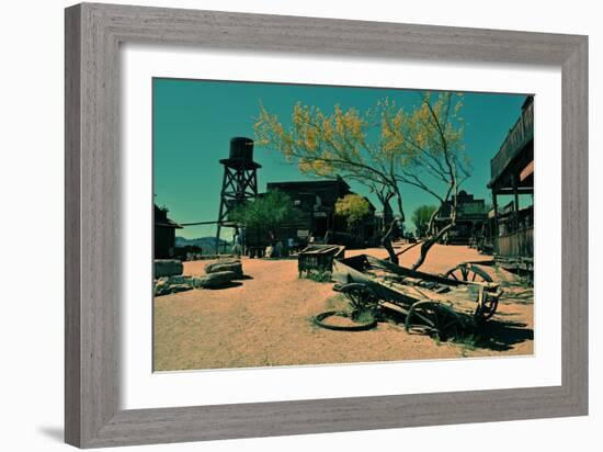 Ghost Town in Scottsdale Arizona-null-Framed Photo