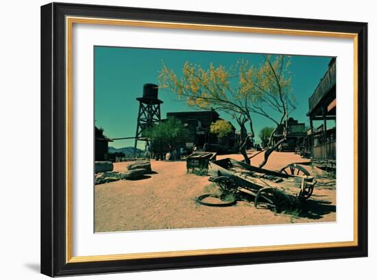 Ghost Town in Scottsdale Arizona-null-Framed Photo