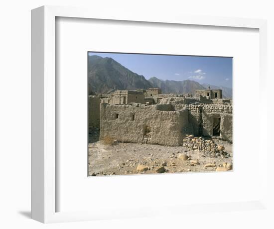 Ghost Town of Izki, Near Nizwa, Sultanate of Oman, Middle East-Bruno Barbier-Framed Photographic Print