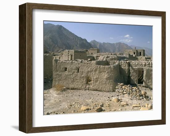 Ghost Town of Izki, Near Nizwa, Sultanate of Oman, Middle East-Bruno Barbier-Framed Photographic Print