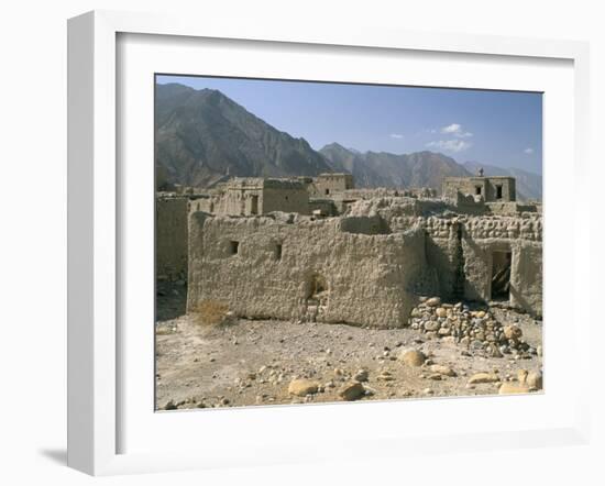 Ghost Town of Izki, Near Nizwa, Sultanate of Oman, Middle East-Bruno Barbier-Framed Photographic Print