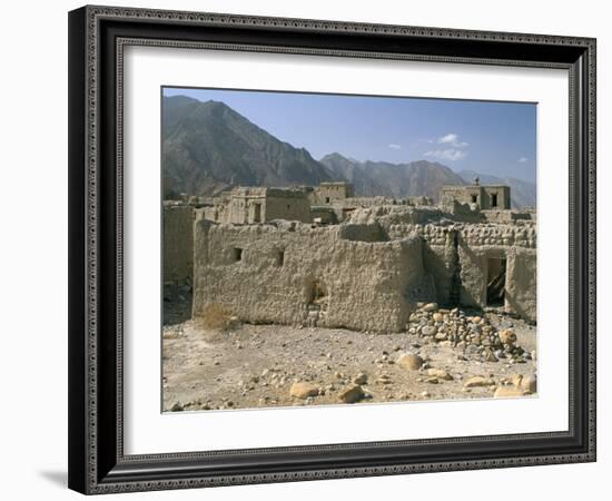 Ghost Town of Izki, Near Nizwa, Sultanate of Oman, Middle East-Bruno Barbier-Framed Photographic Print