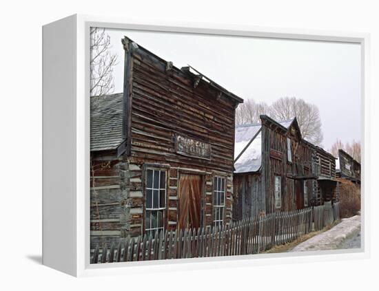 Ghost Town of Nevada City, Montana, USA-Charles Sleicher-Framed Premier Image Canvas