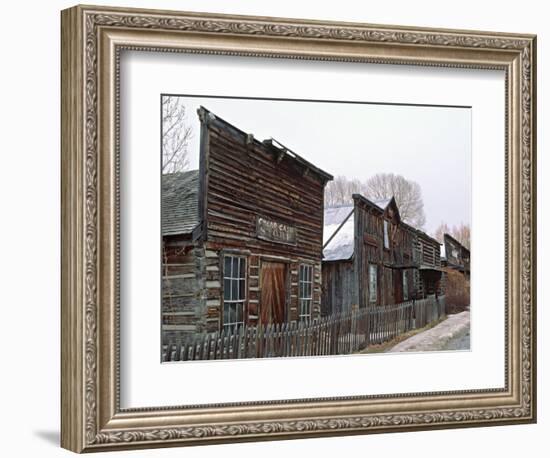 Ghost Town of Nevada City, Montana, USA-Charles Sleicher-Framed Photographic Print