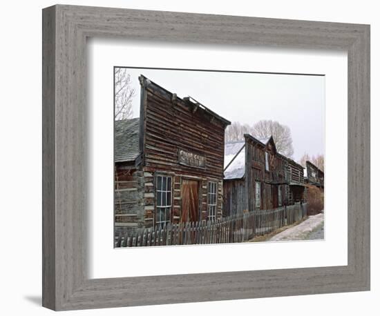 Ghost Town of Nevada City, Montana, USA-Charles Sleicher-Framed Photographic Print