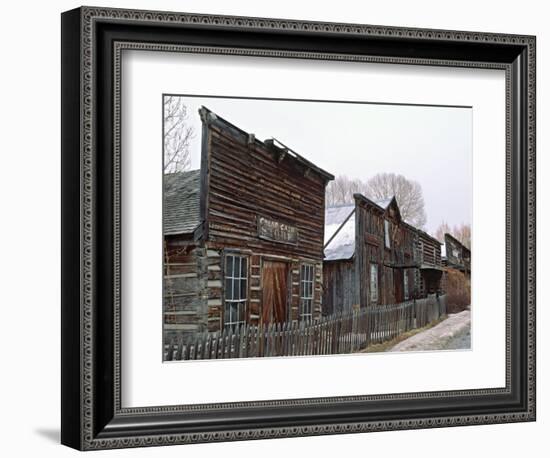 Ghost Town of Nevada City, Montana, USA-Charles Sleicher-Framed Photographic Print