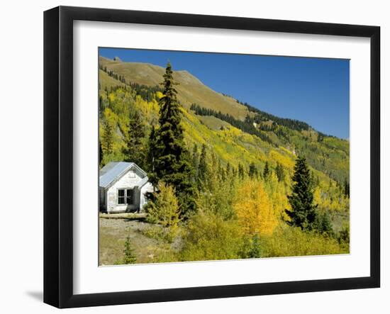 Ghost Town, Red Mountain Pass, San Juan Skyway, Us Highway 550, Colorado, USA-Cindy Miller Hopkins-Framed Photographic Print