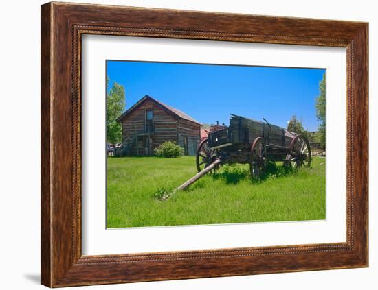 Ghost Town Virginia City Montana-null-Framed Art Print