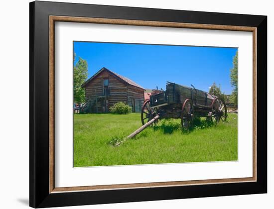 Ghost Town Virginia City Montana-null-Framed Art Print