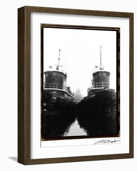 Ghost Tug-Laura Denardo-Framed Art Print