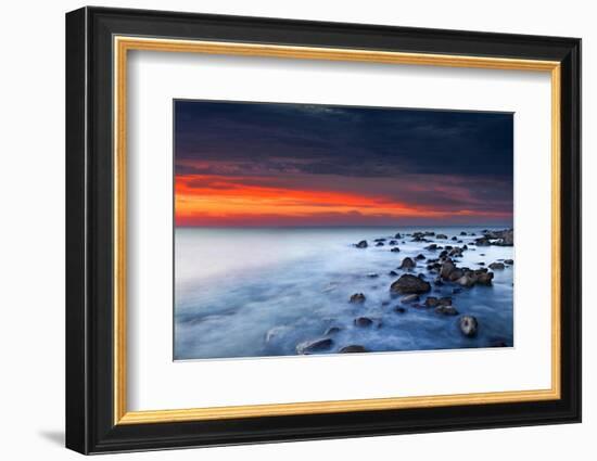 Ghostly sunset-Marco Carmassi-Framed Photographic Print