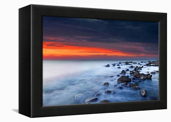 Ghostly sunset-Marco Carmassi-Framed Premier Image Canvas