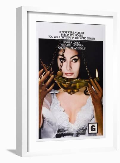 Ghosts, Italian Style, Sophia Loren, 1967-null-Framed Art Print