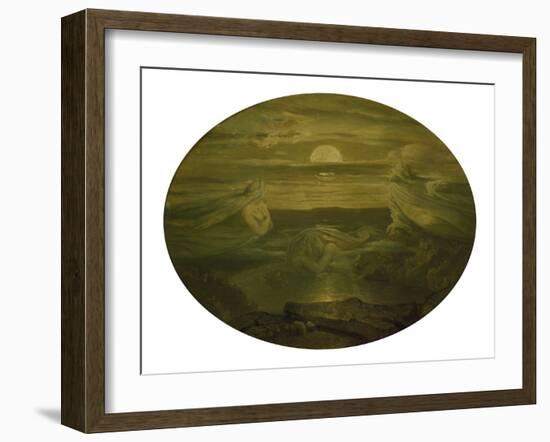 Ghosts over the Water. after 1860-Moritz Von Schwind-Framed Giclee Print