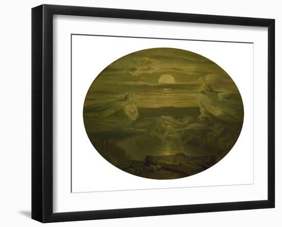 Ghosts over the Water. after 1860-Moritz Von Schwind-Framed Giclee Print