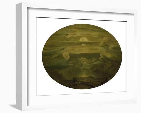 Ghosts over the Water. after 1860-Moritz Von Schwind-Framed Giclee Print