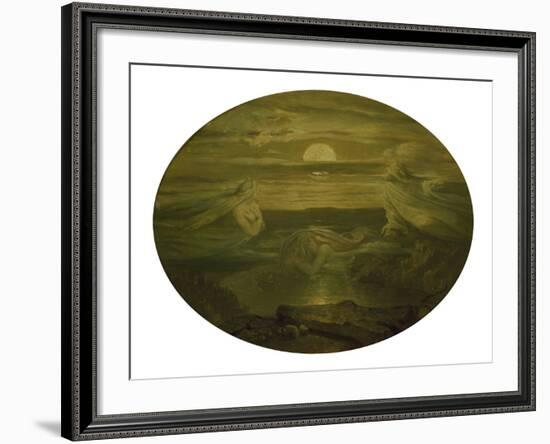 Ghosts over the Water. after 1860-Moritz Von Schwind-Framed Giclee Print