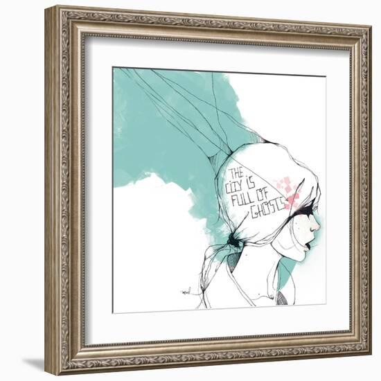 Ghosts-Manuel Rebollo-Framed Art Print