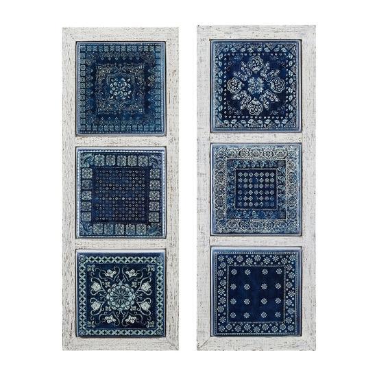 Ghufran Framed Metal Tile Wall Decor Ast 2 Home Accessories By Art Ghufran Framed Metal Tile Wall Decor Ast 2 Home Accessories By Art